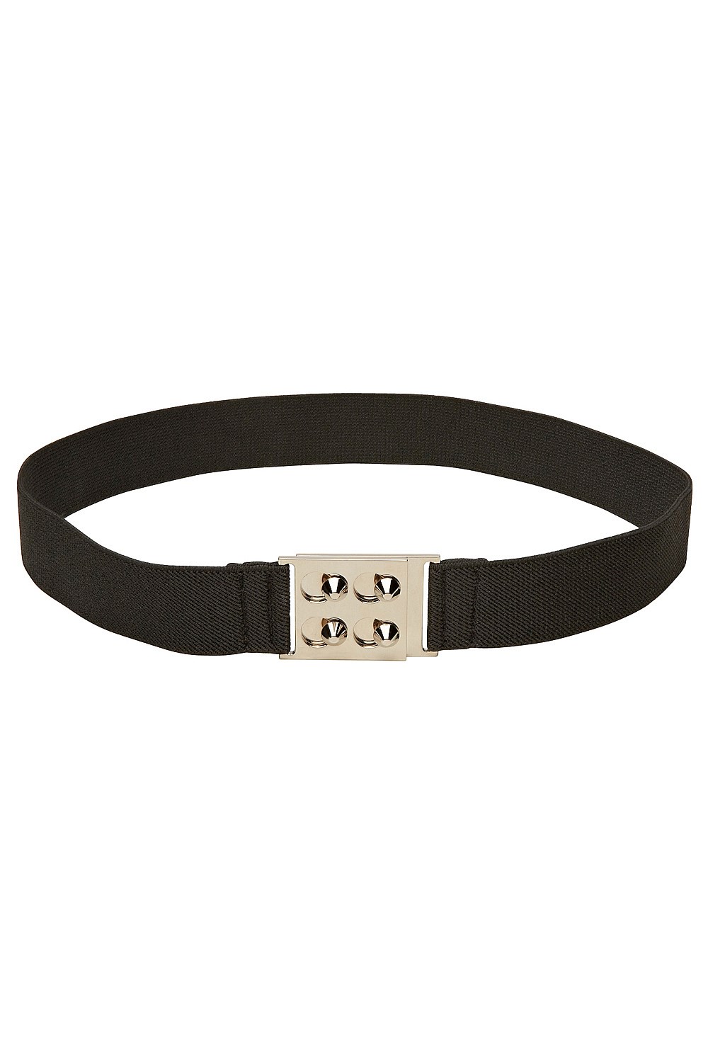 Metal Detail Elastic Belt