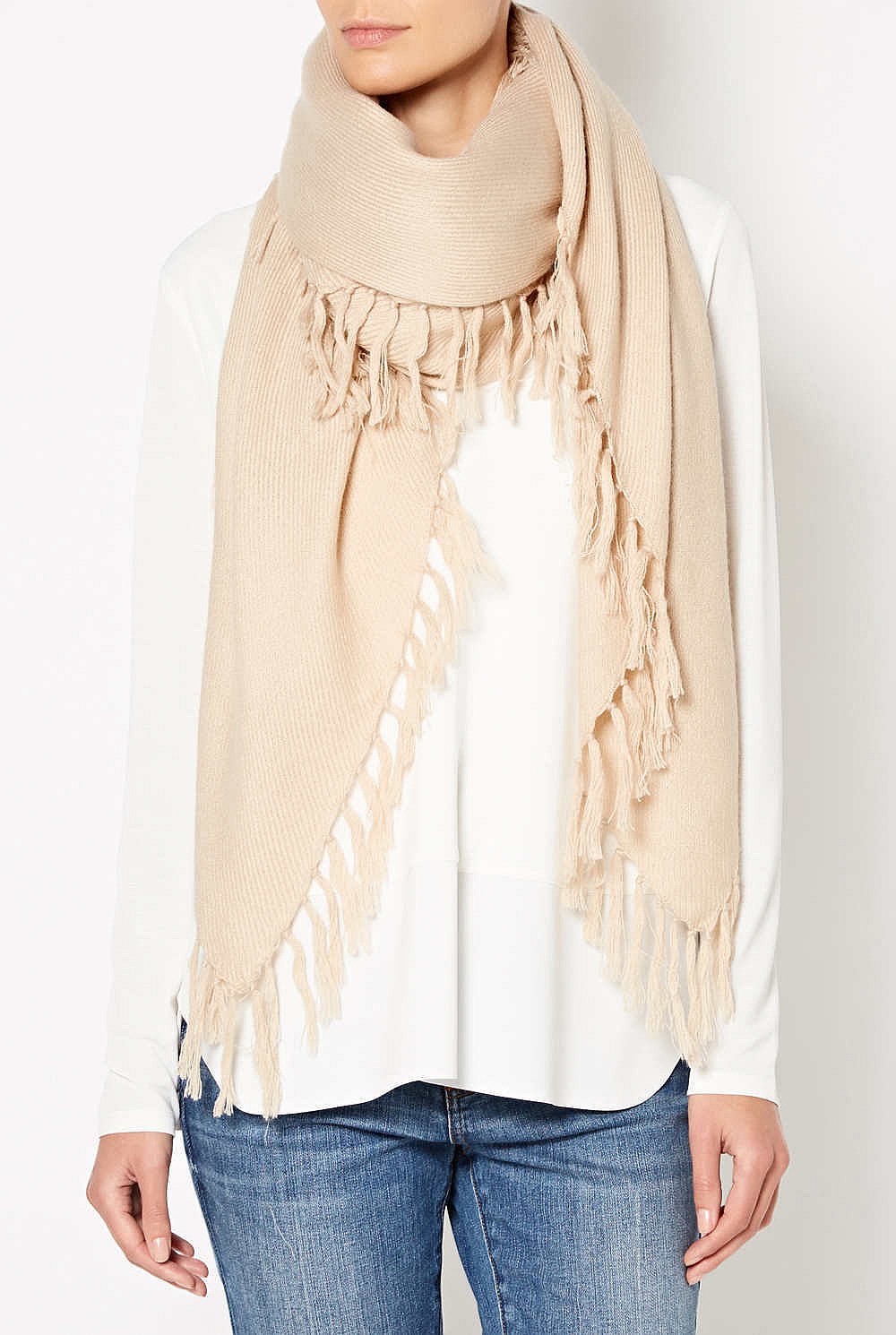 Woven Fringe Scrf