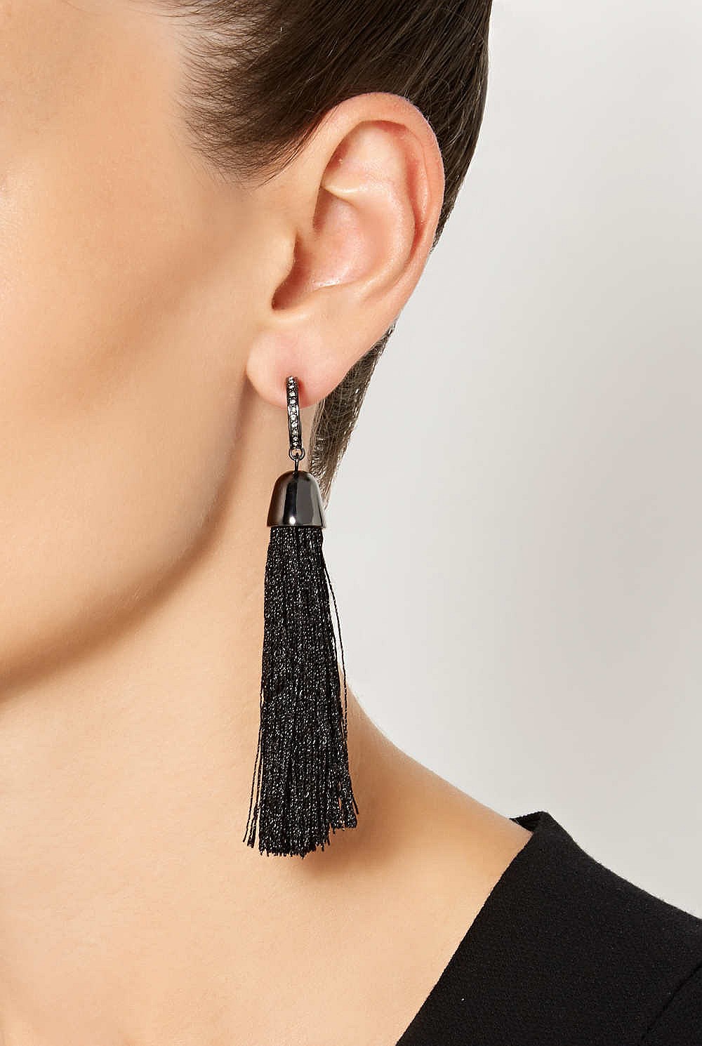 Beaded Tassel Earrings