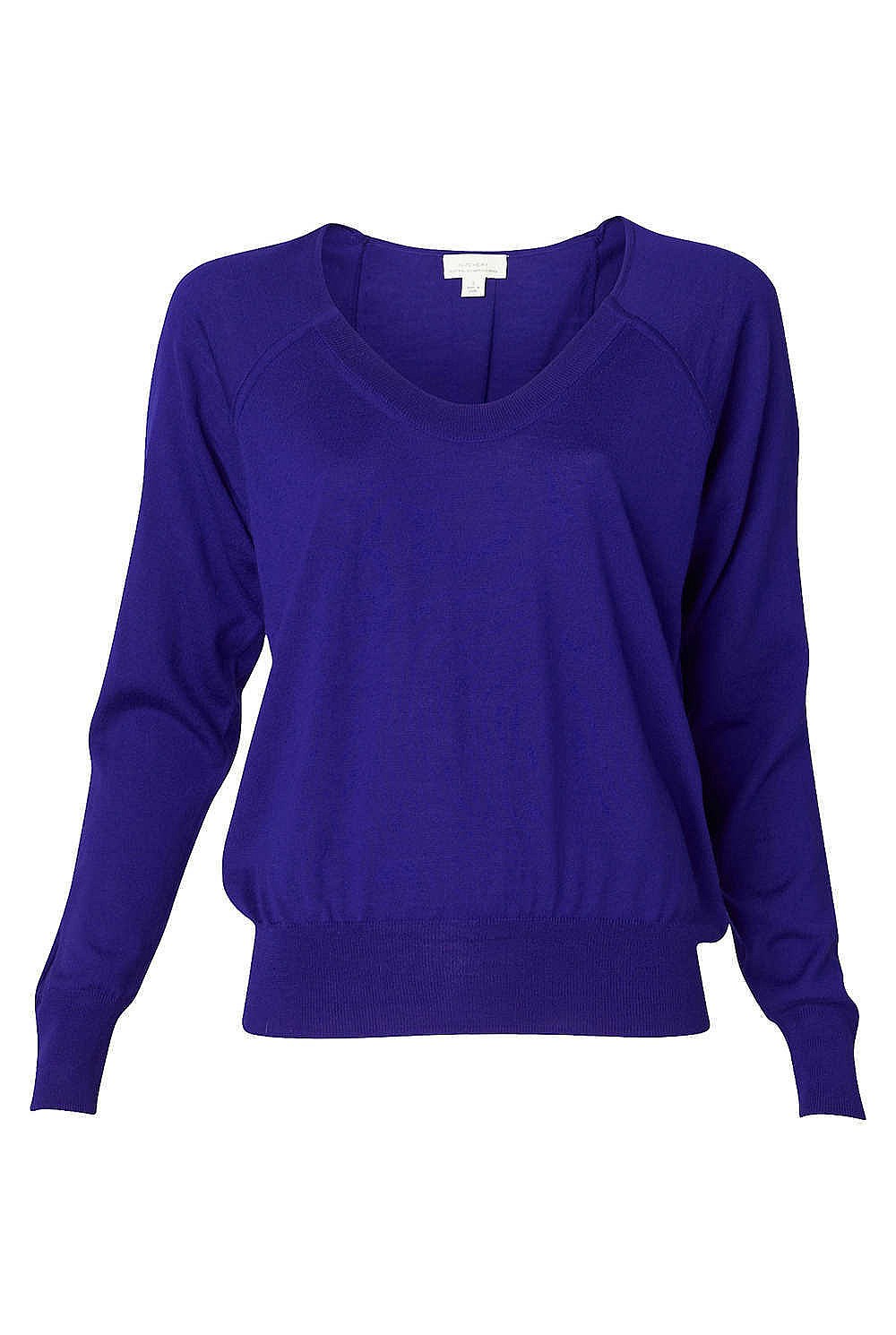 Crop Merino Raglan Knit