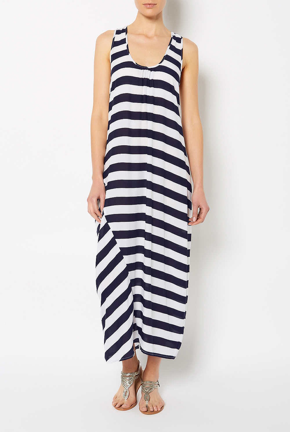 Cross Back Beach Dress