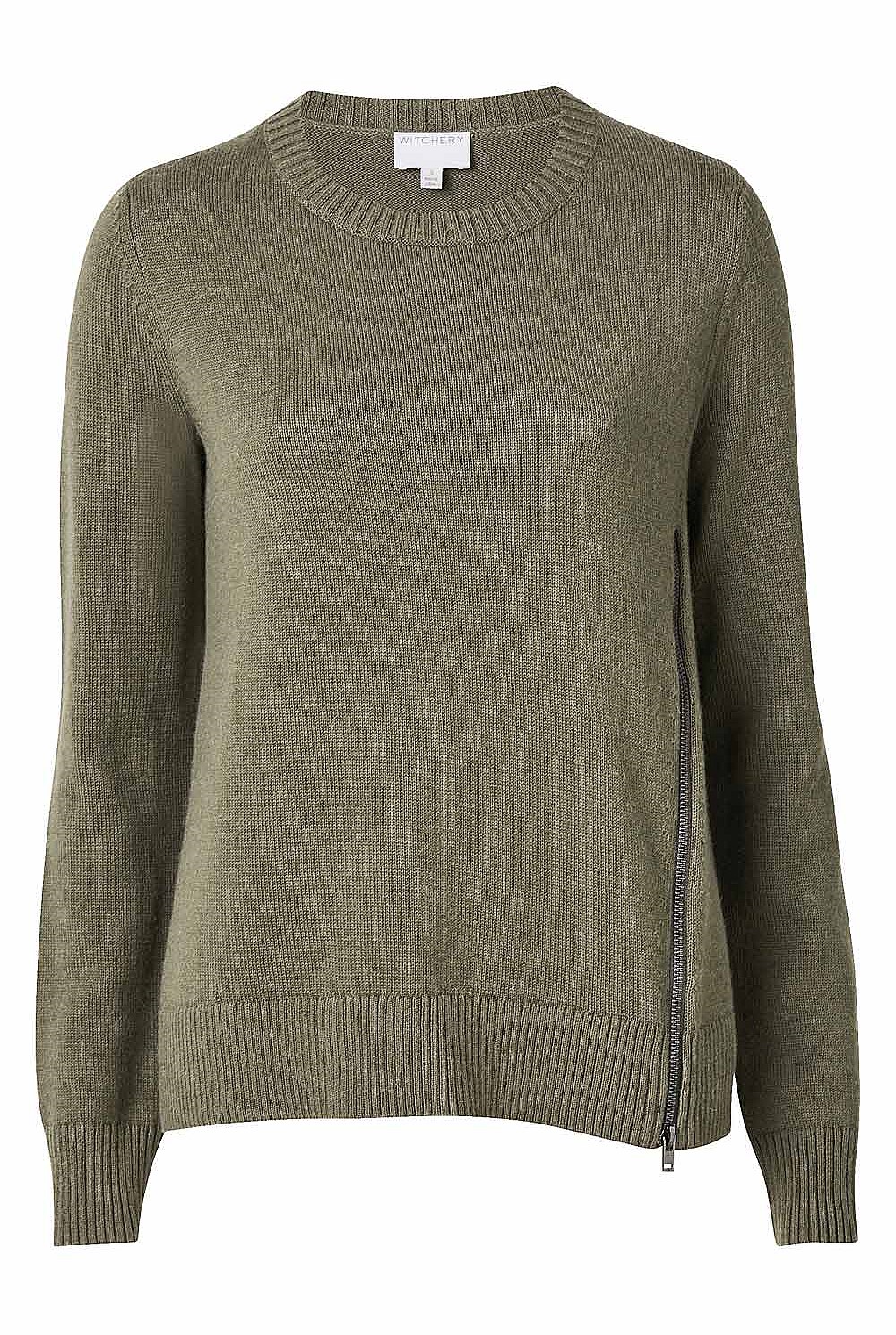 Zip Detail Knit