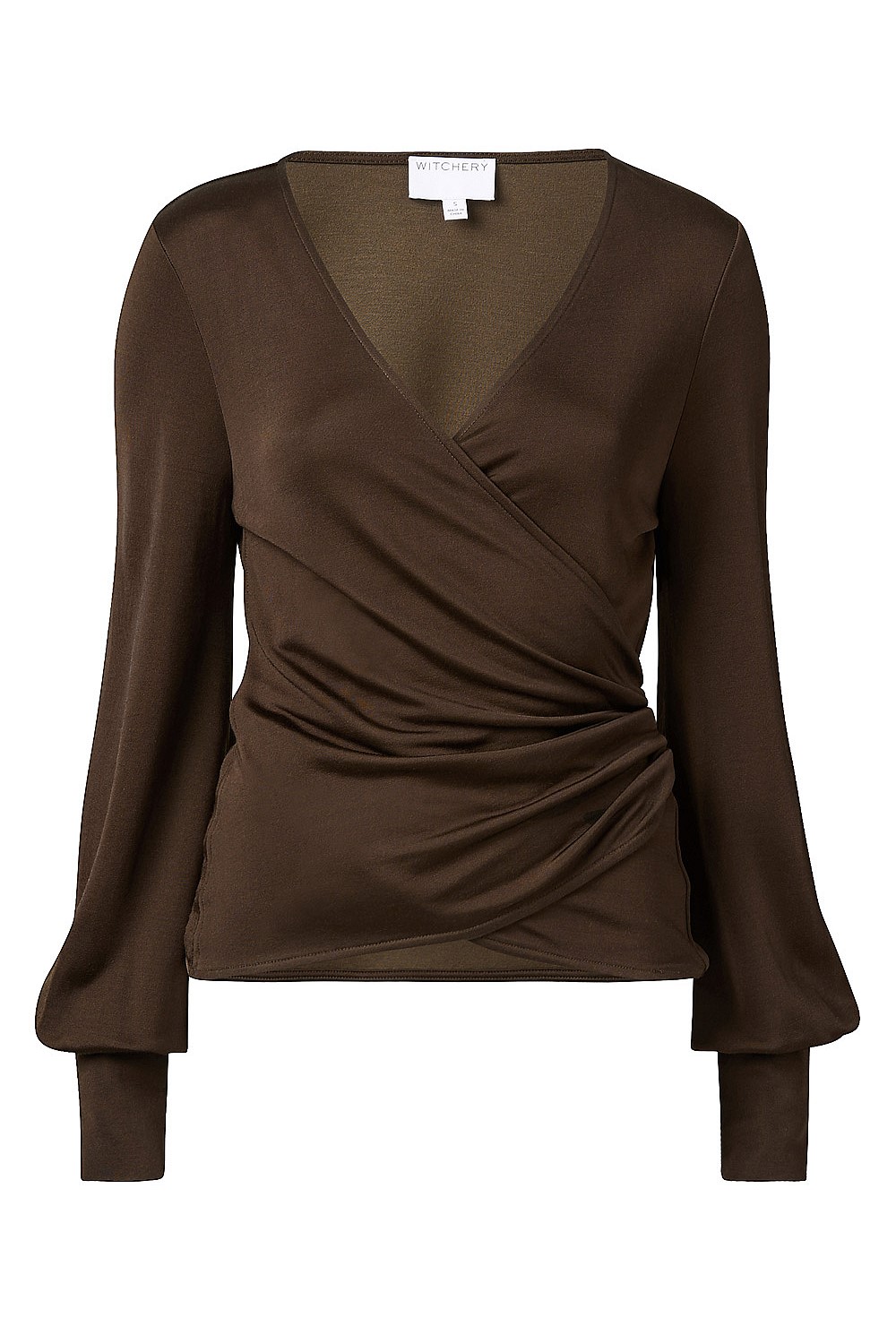 Long Sleeve V Neck Wrap