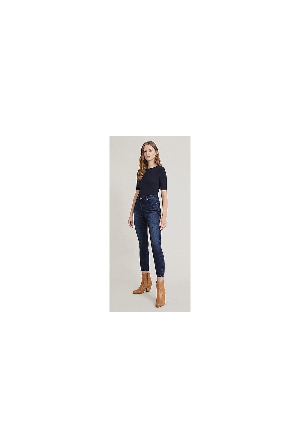 Mila Zip Jean Blue