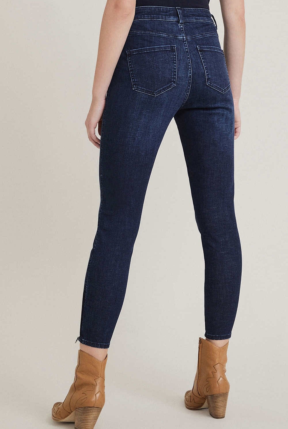 Mila Zip Jean Blue