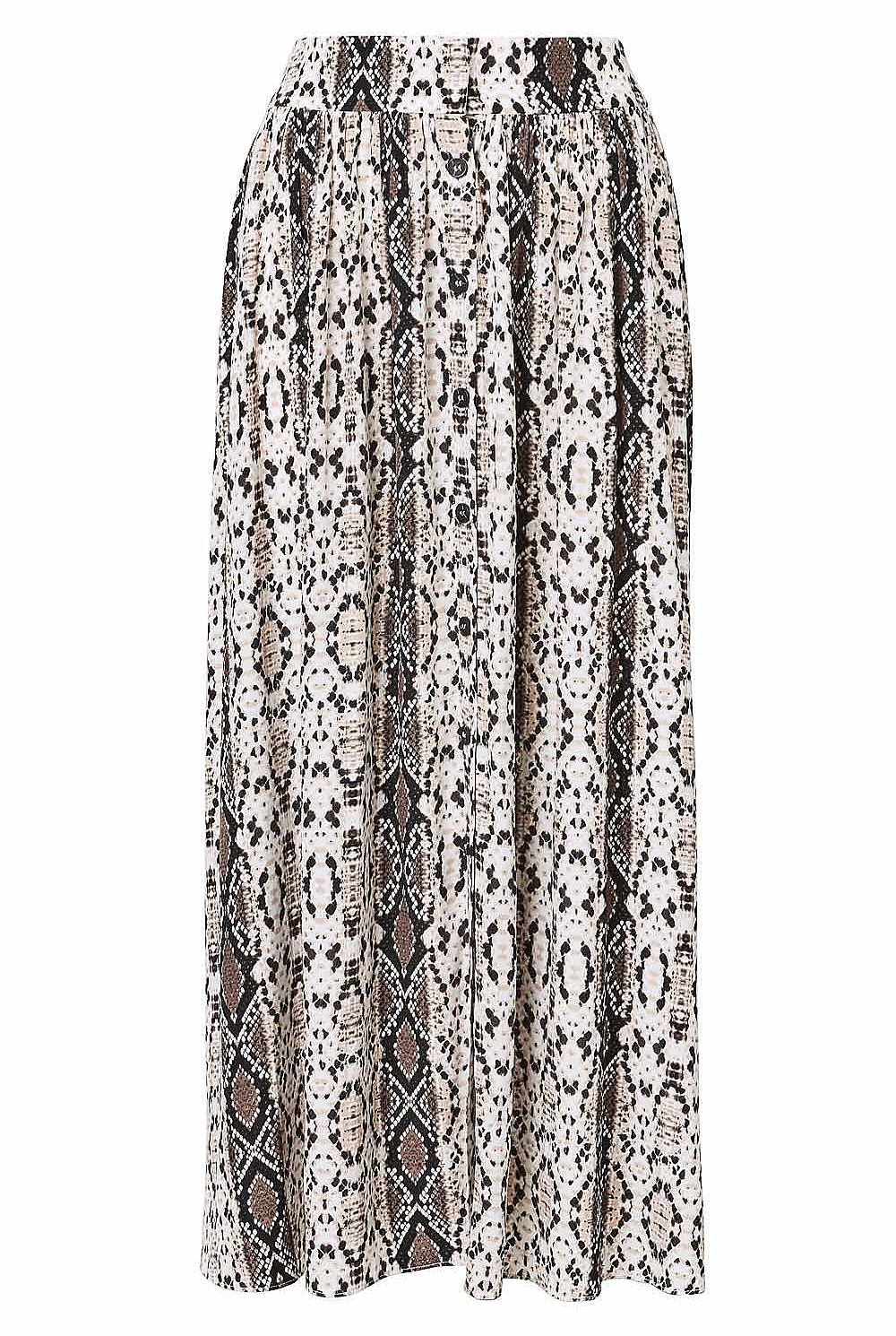 Snake Button Skirt