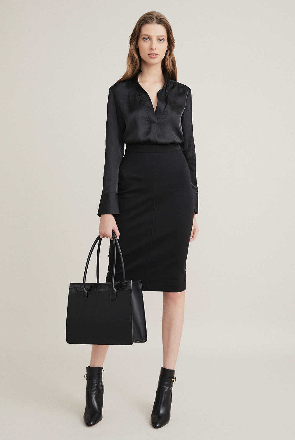 Ponte Pencil Skirt