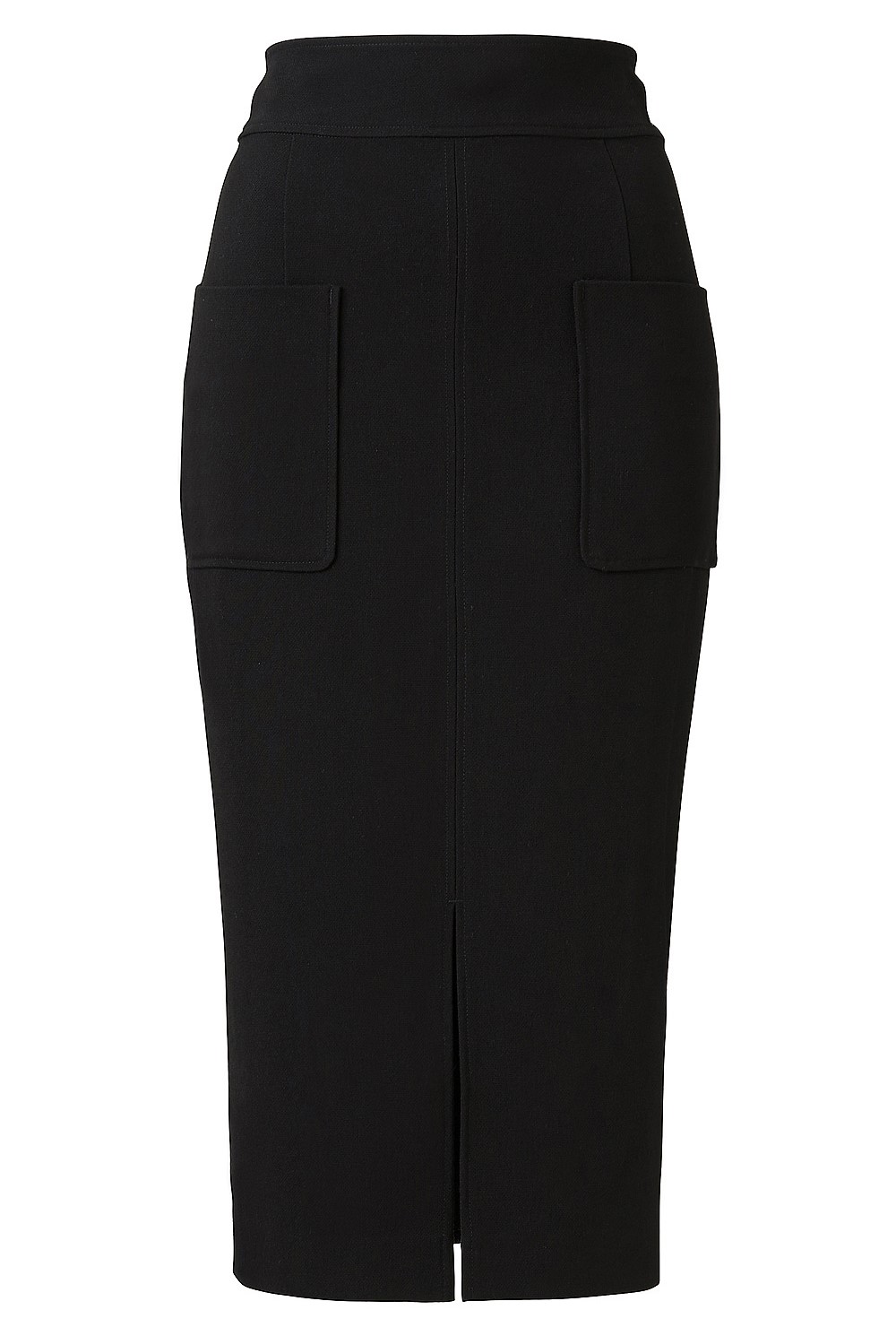 Pocket Front Pencil Skirt