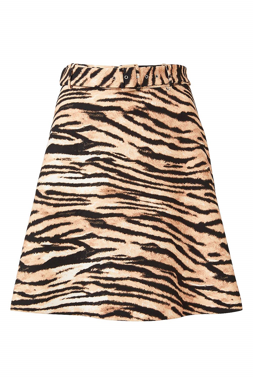 Belted Mini Skirt