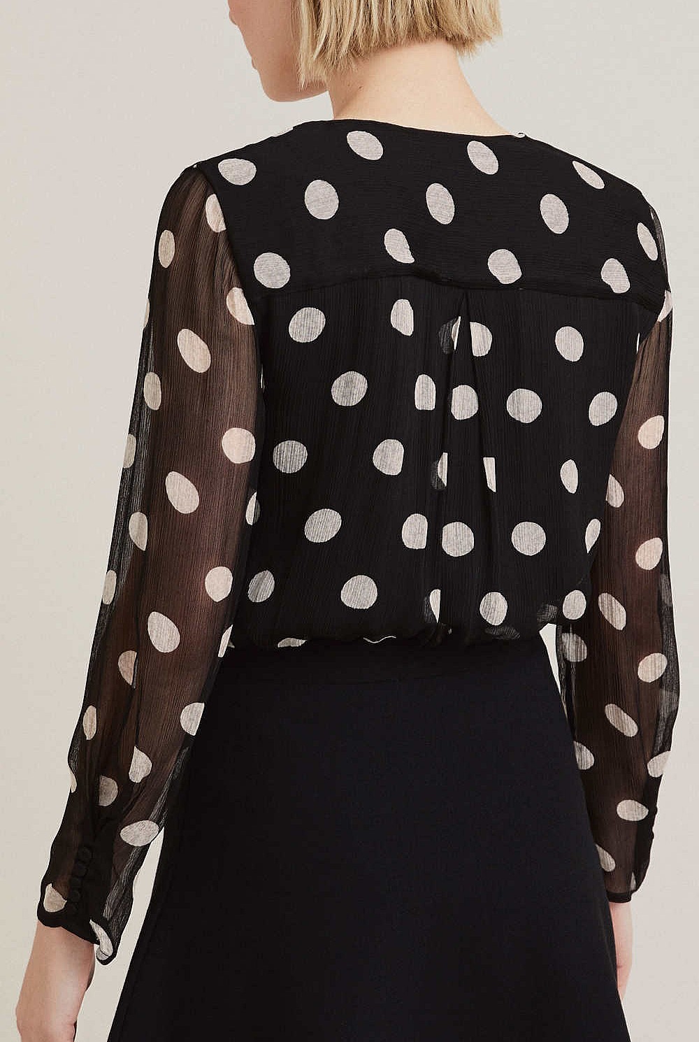 Wrap Spot Blouse