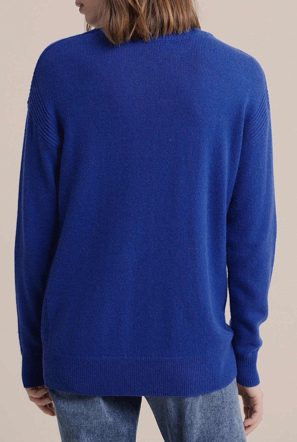 High Lo Crew Knit