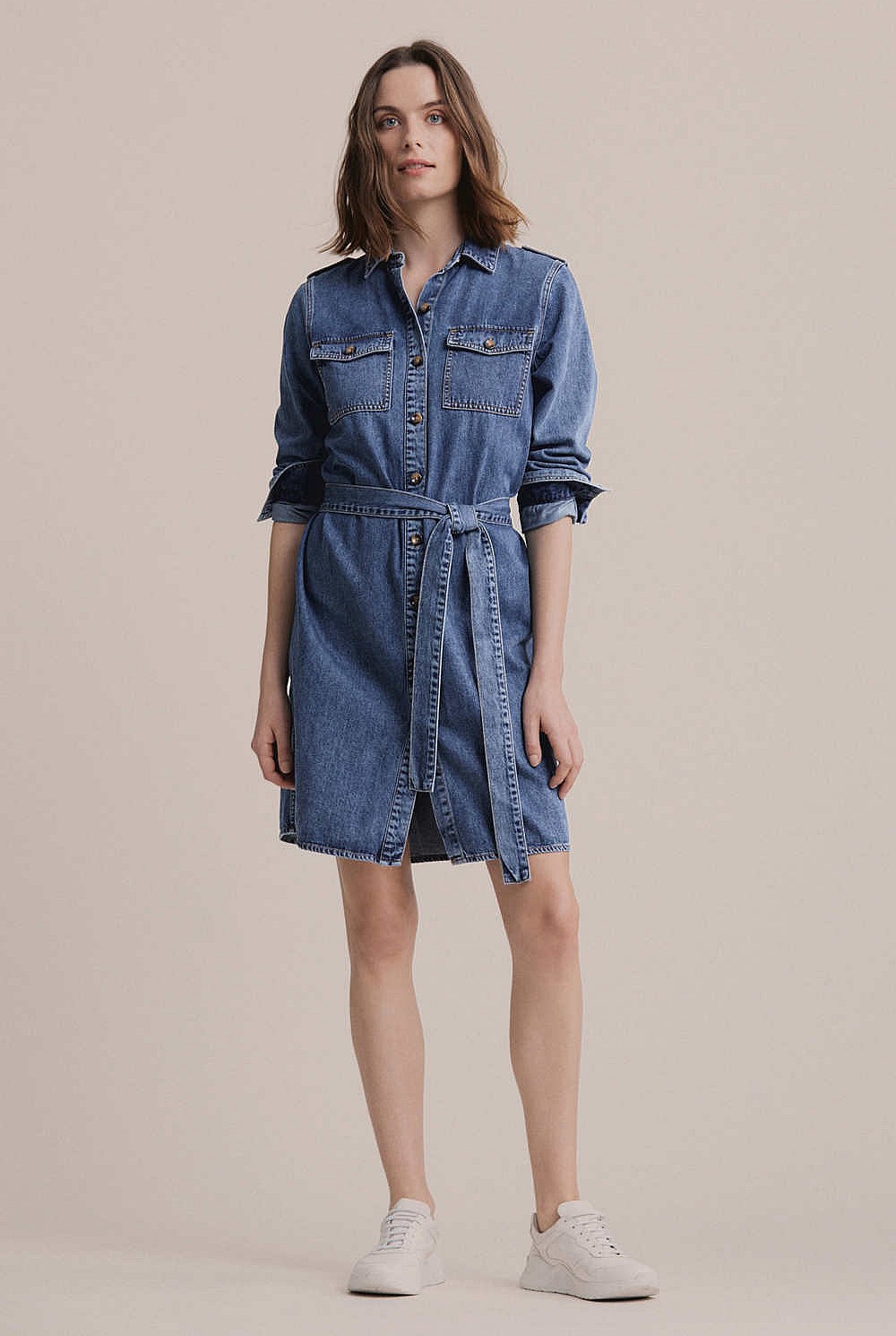Denim Shirt Dress
