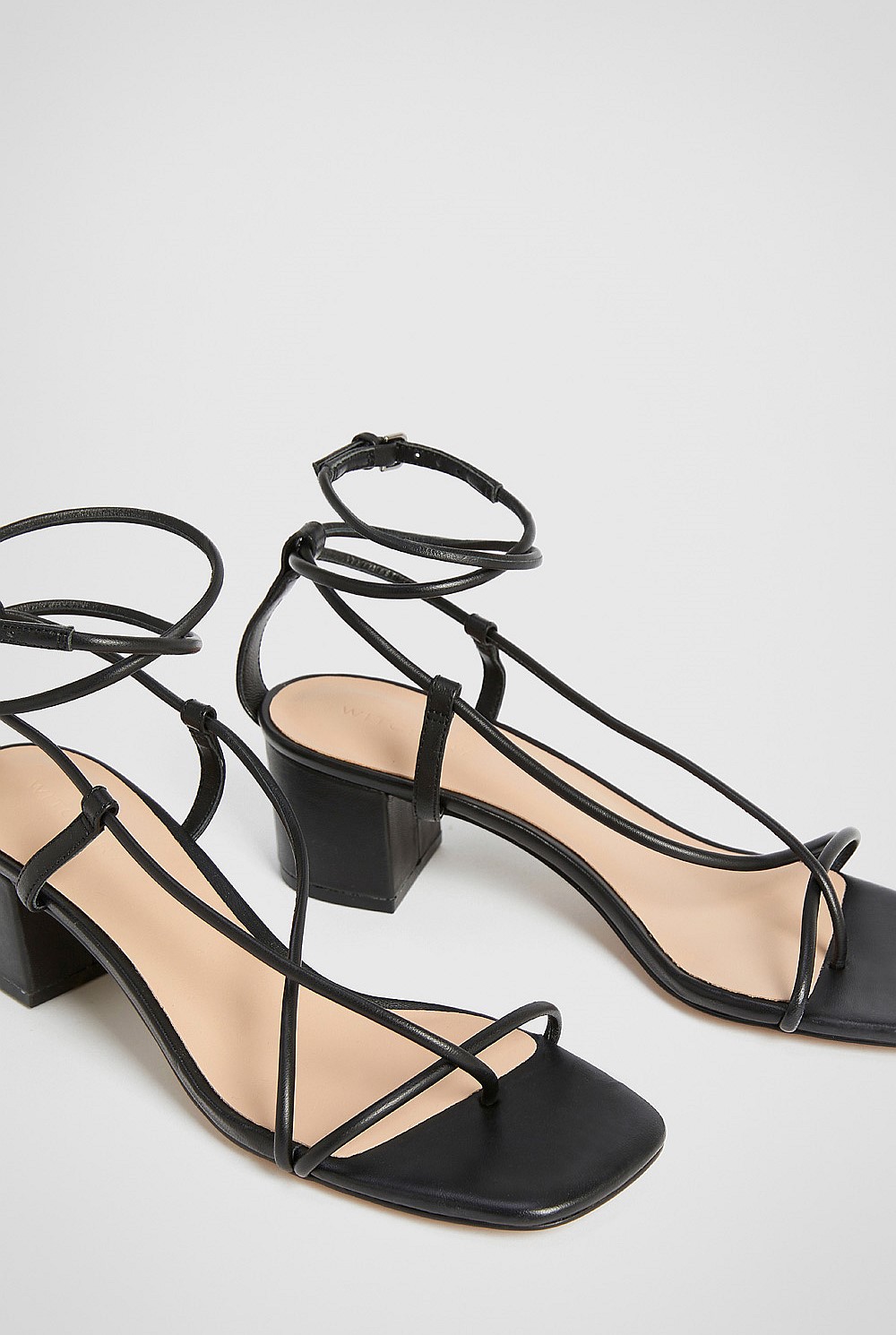 Fiona Leather Heel