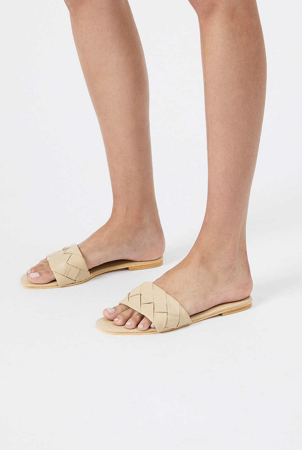Jaclyn Leather Slide