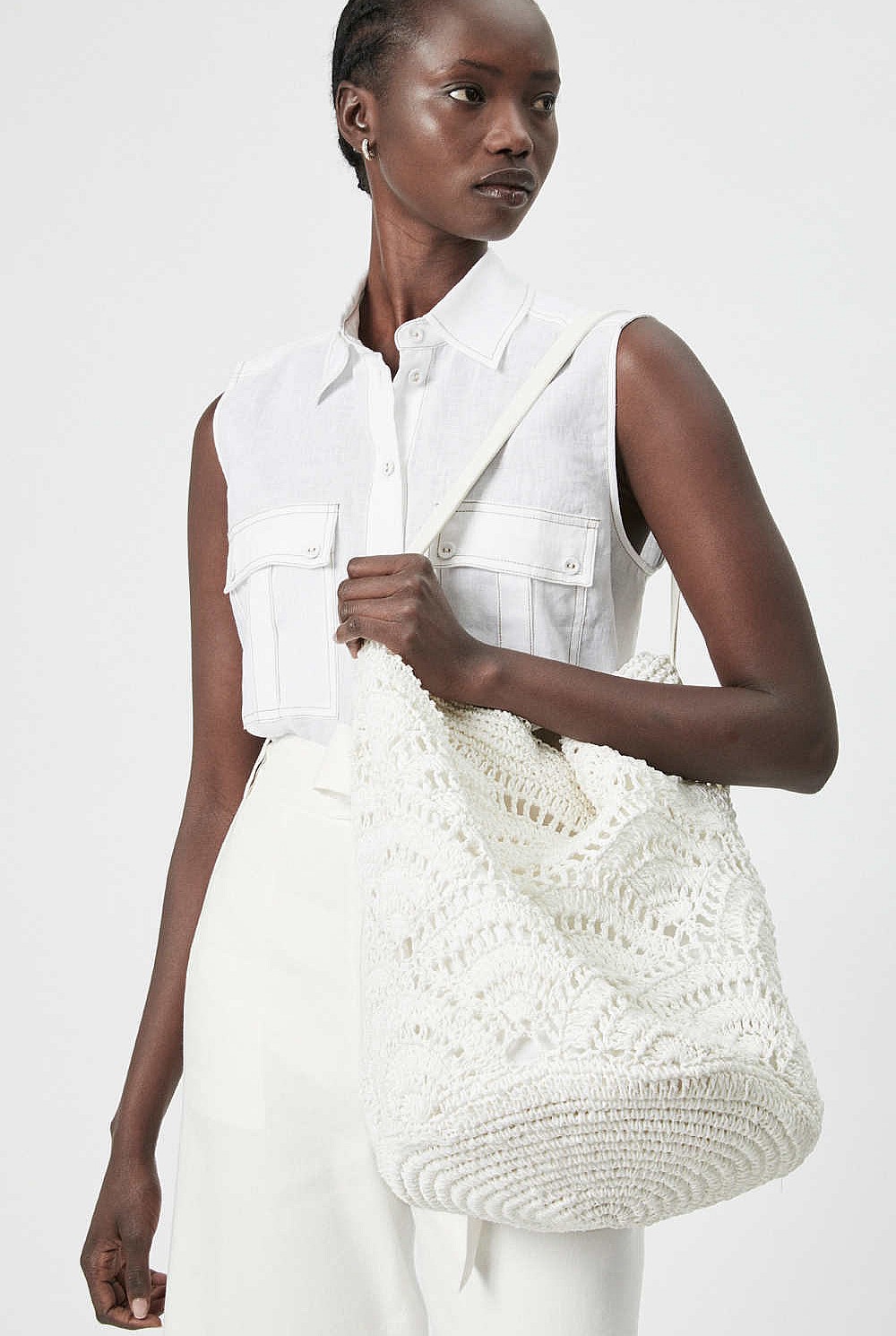 Amina Crochet Hobo Bag