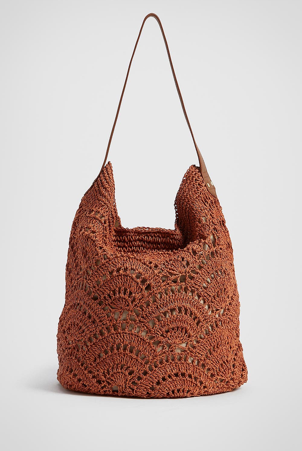 Amina Crochet Hobo Bag