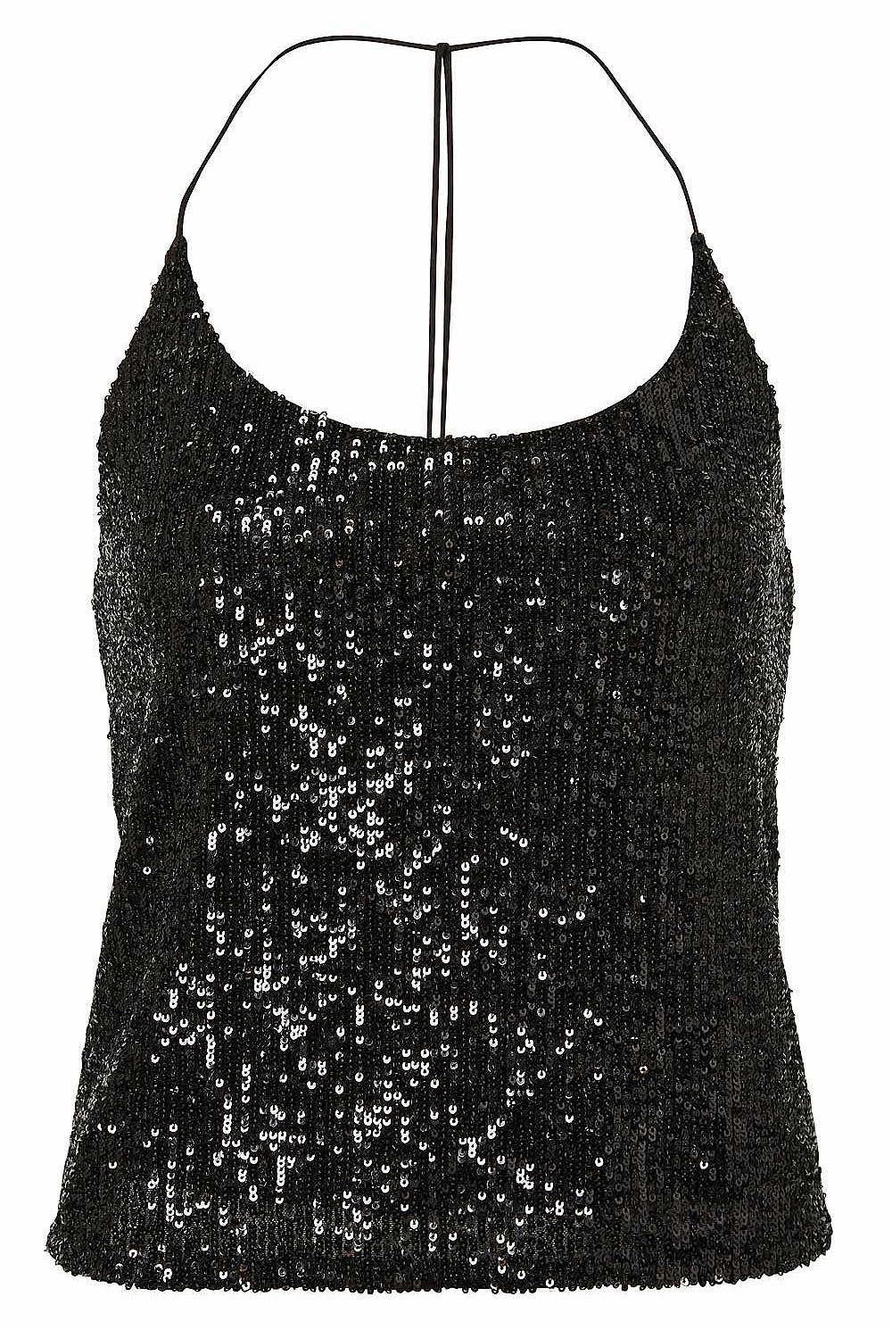 Sequin Halter Top