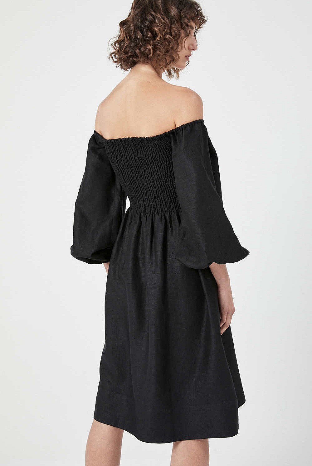 Shirred Bodice Dress