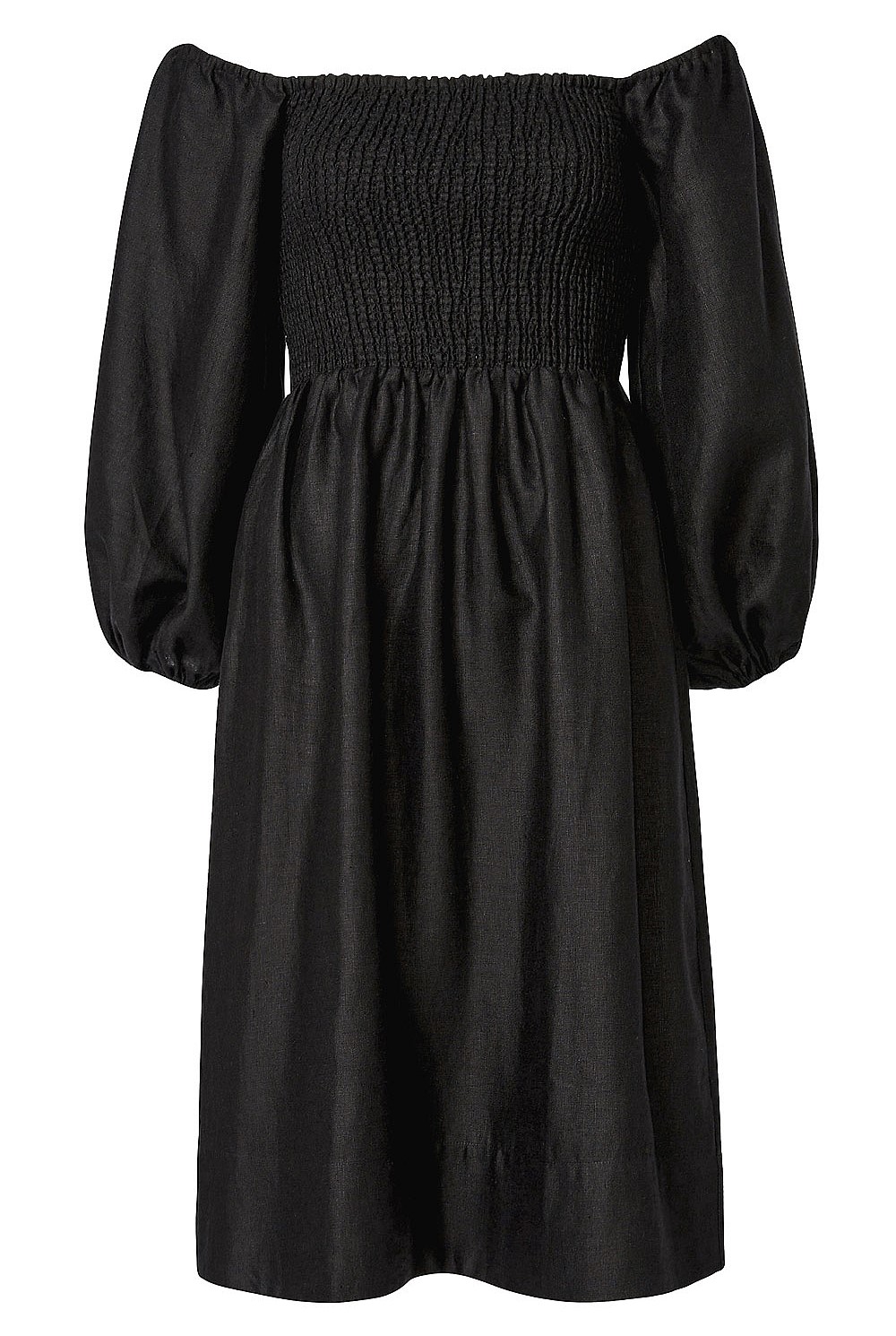 Shirred Bodice Dress