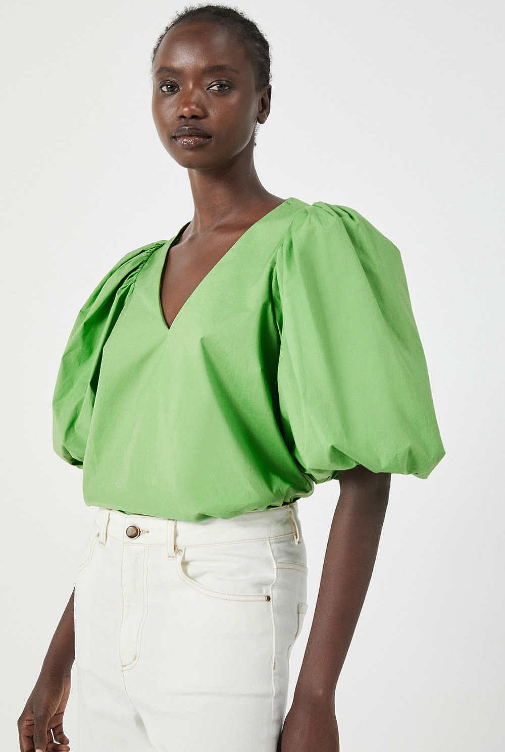 Balloon Sleeve Blouse