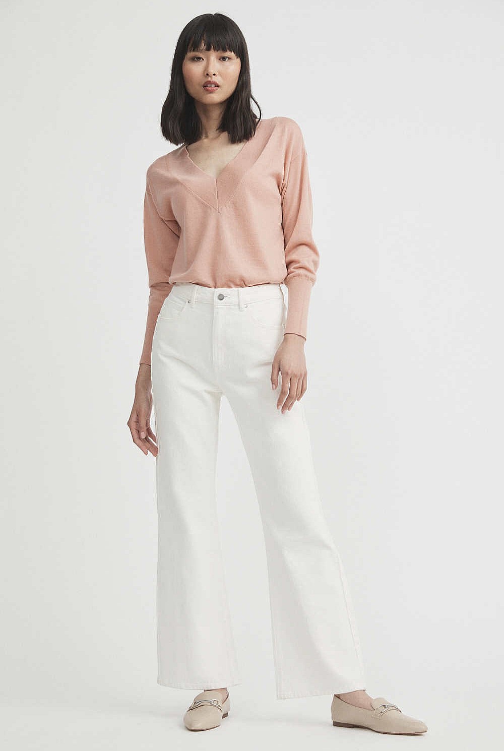 Merino V Neck Knit