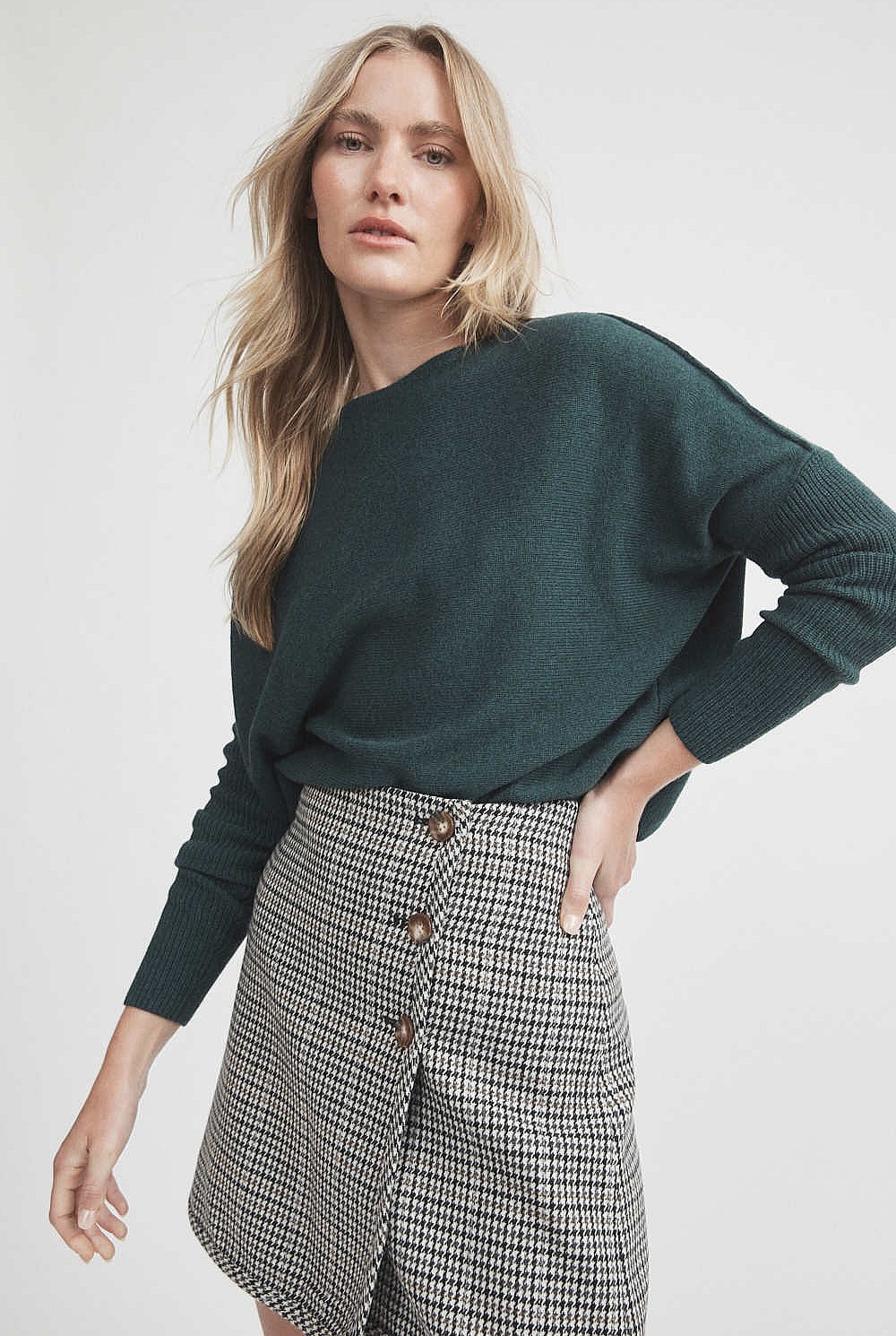 Drop Shoulder Knit
