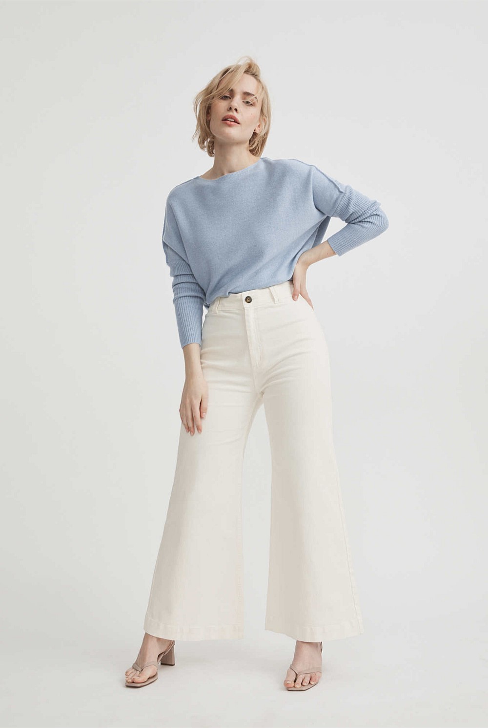 Drop Shoulder Knit