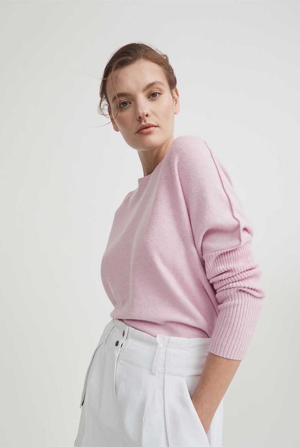 Drop Shoulder Knit