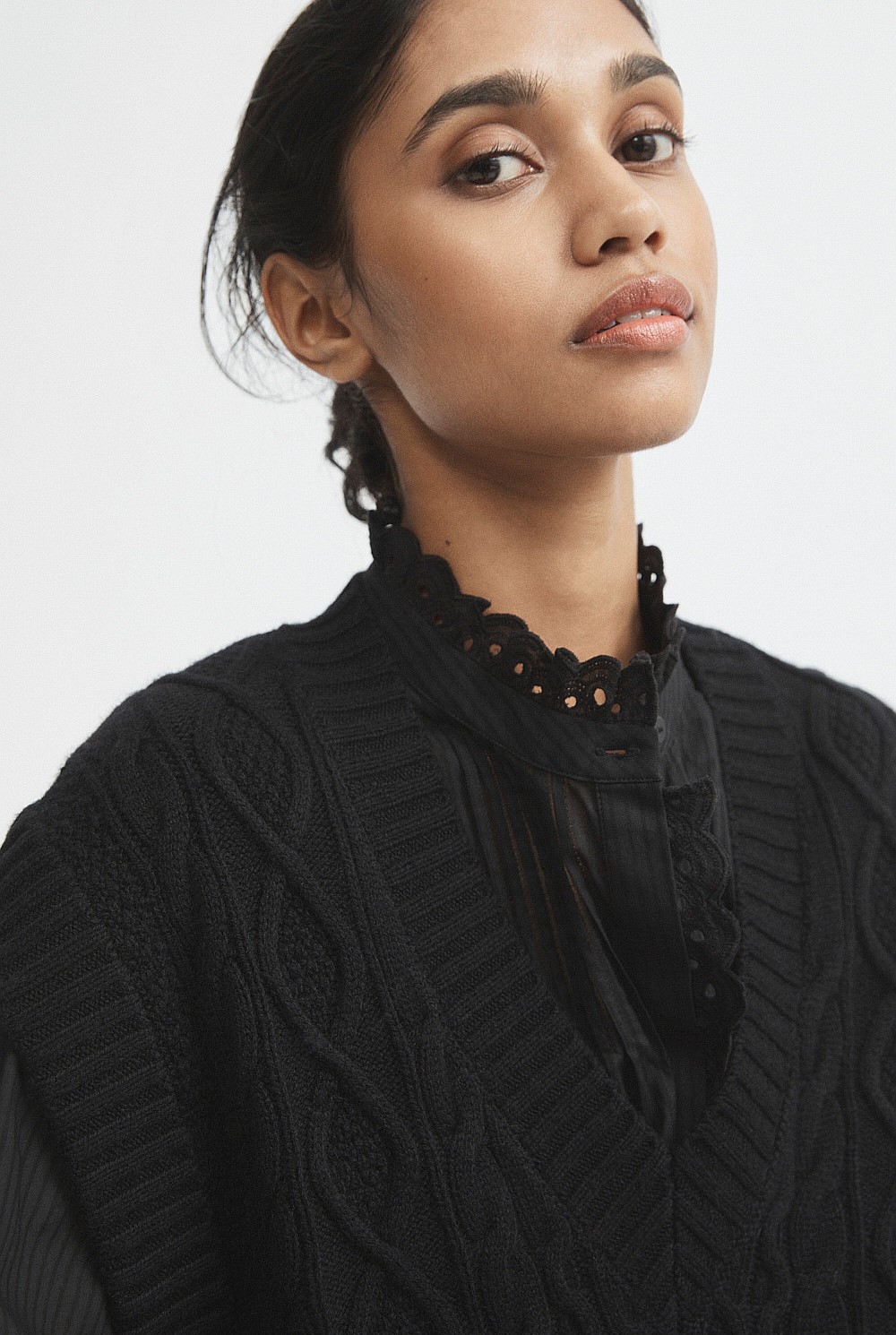 Cable Knit Tunic