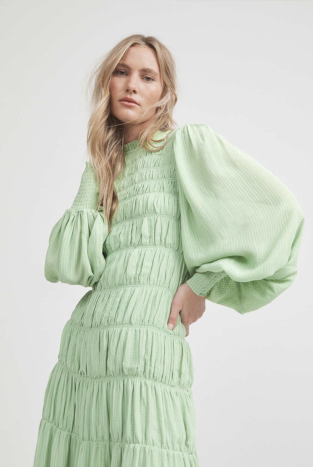 Gathered Body Dress