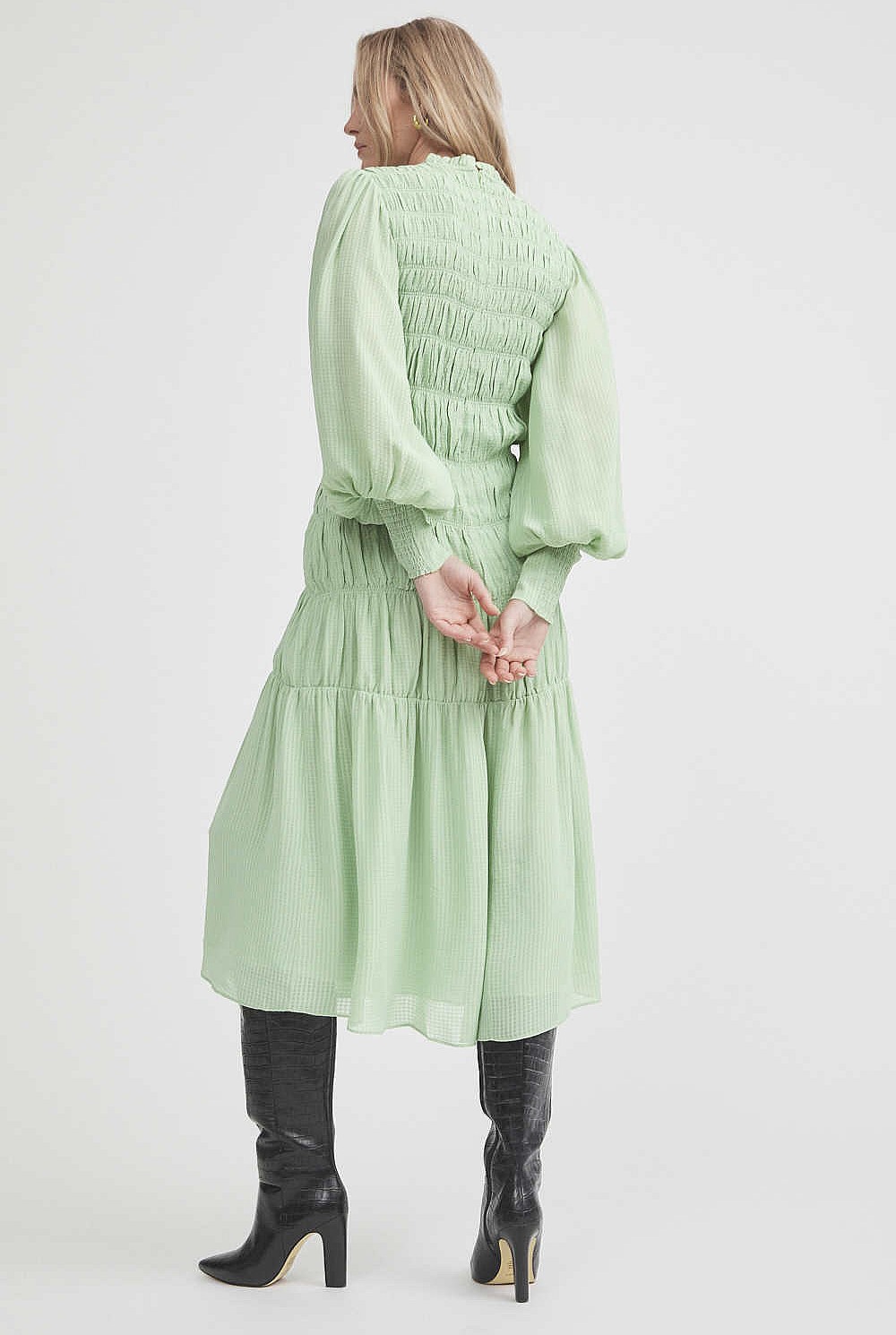 Gathered Body Dress