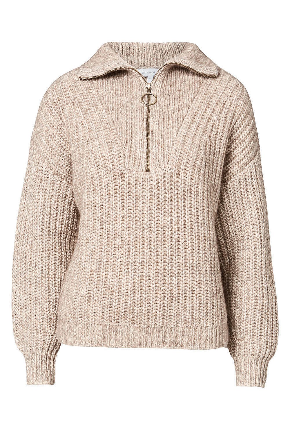 Fleck Zip Knit