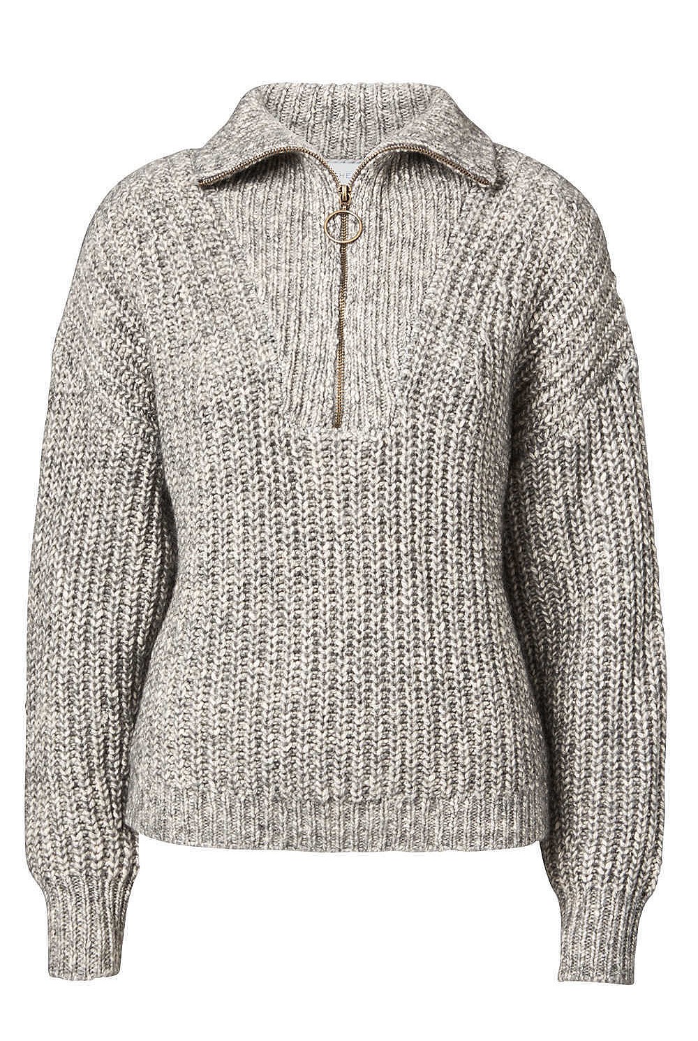 Fleck Zip Knit