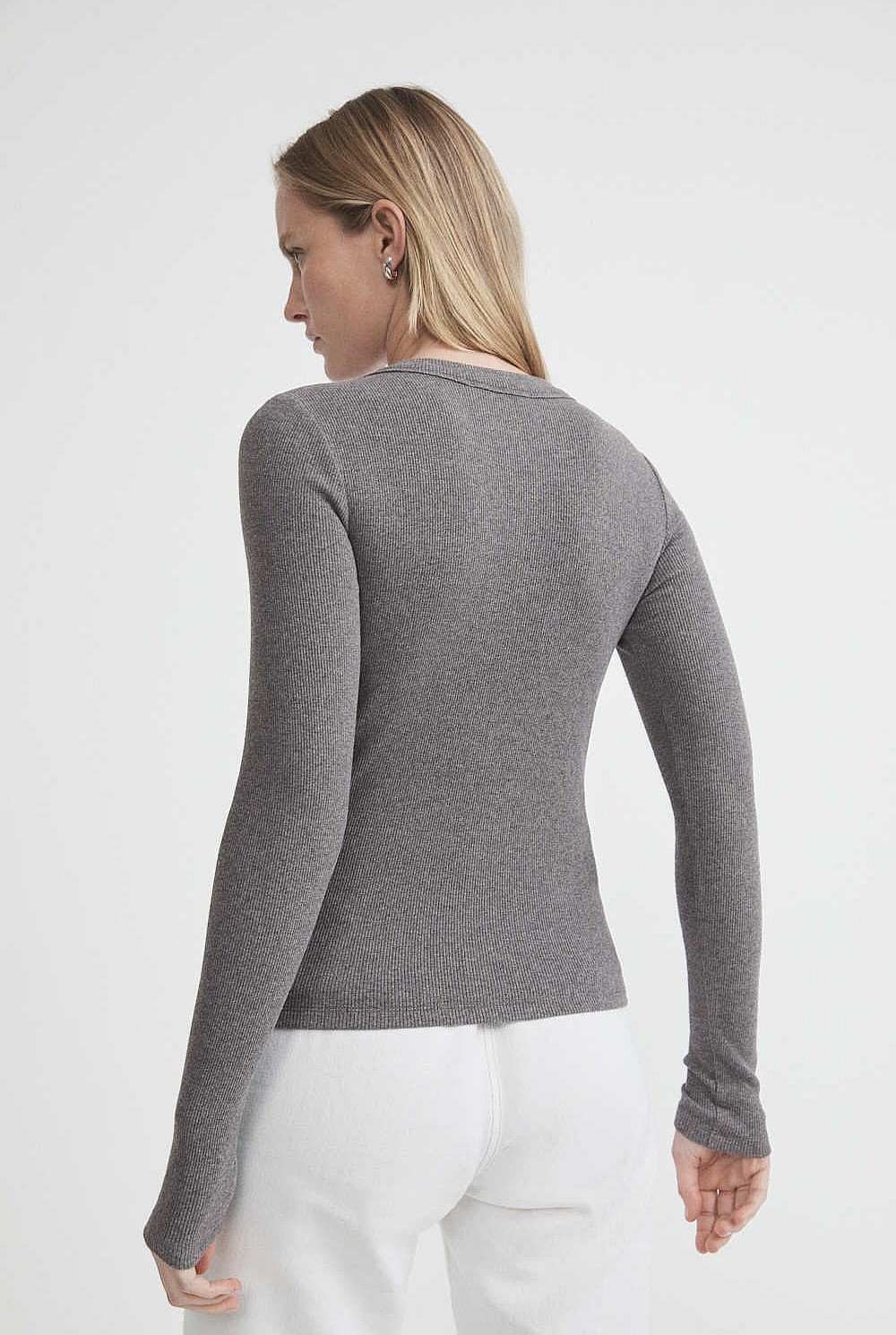 Long Sleeve Rib Top