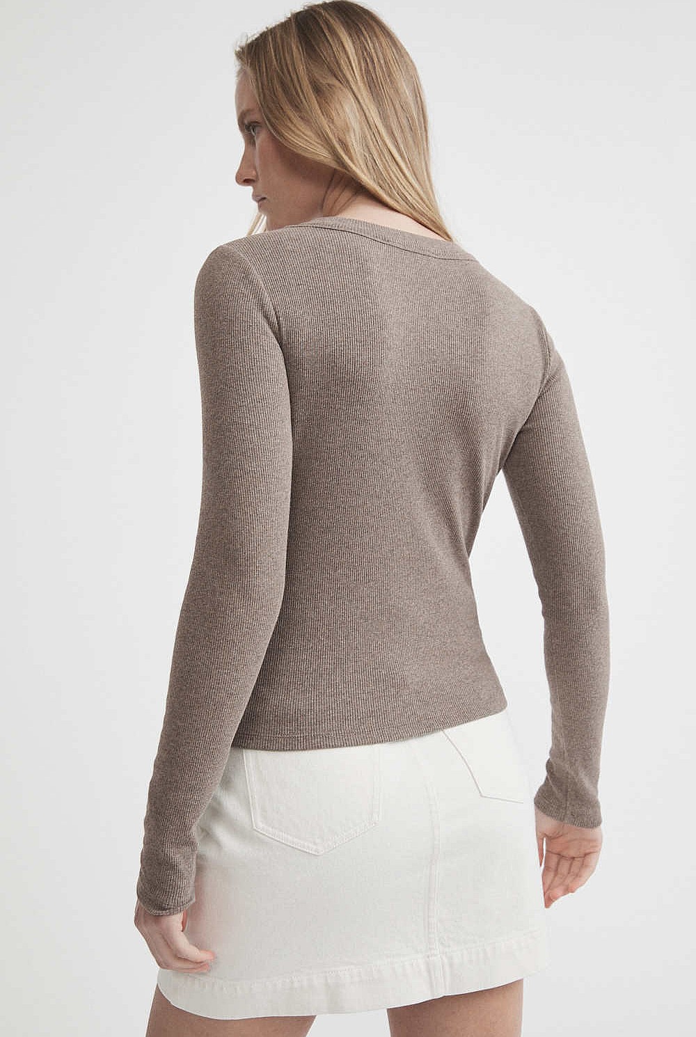 Long Sleeve Rib Top