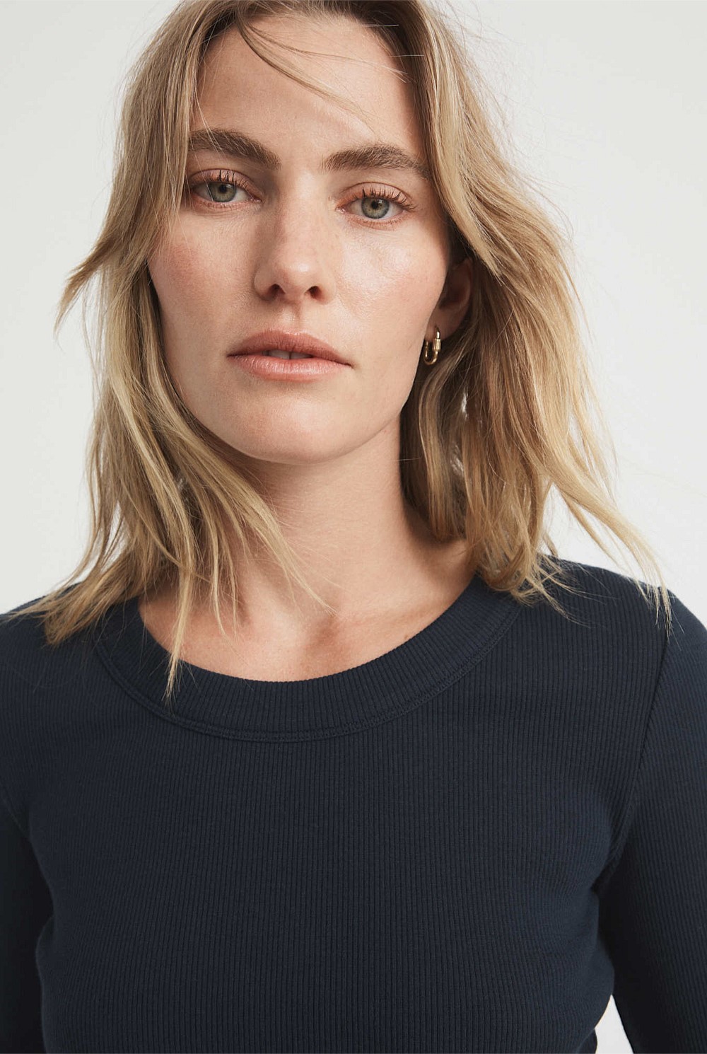 Long Sleeve Rib Top