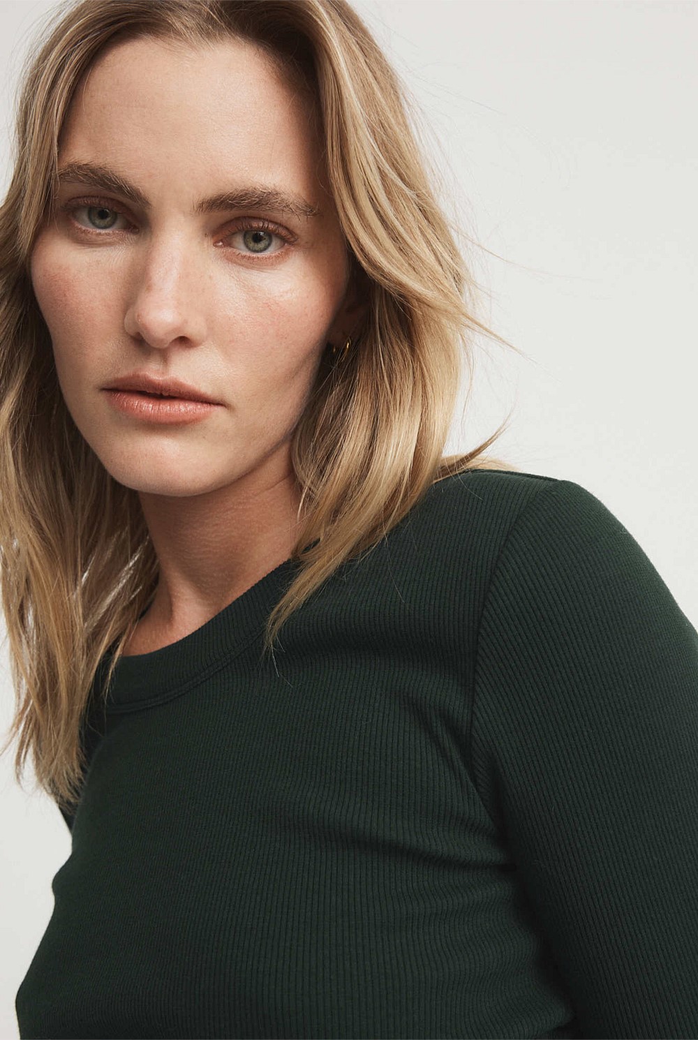 Long Sleeve Rib Top