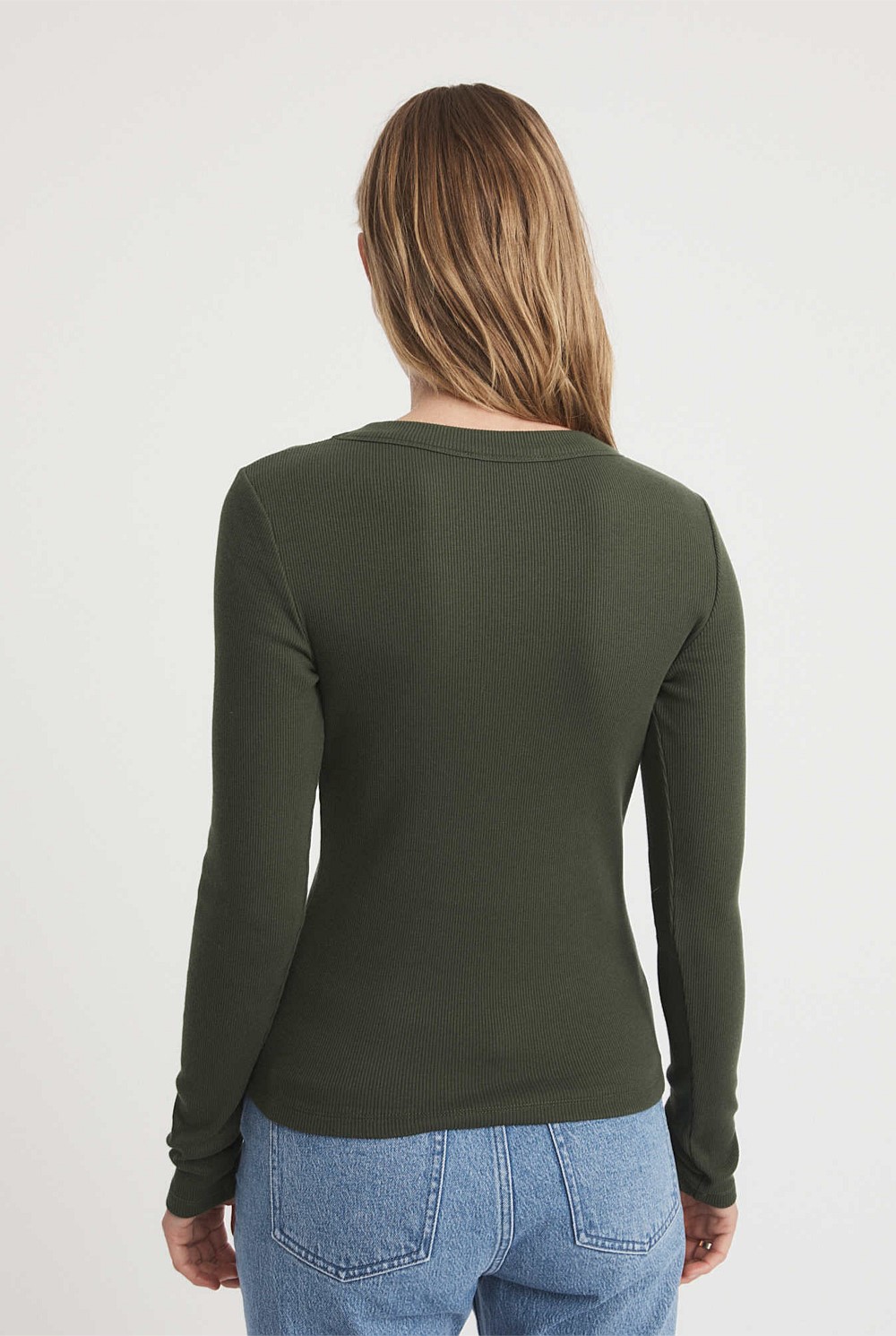Long Sleeve Rib Top