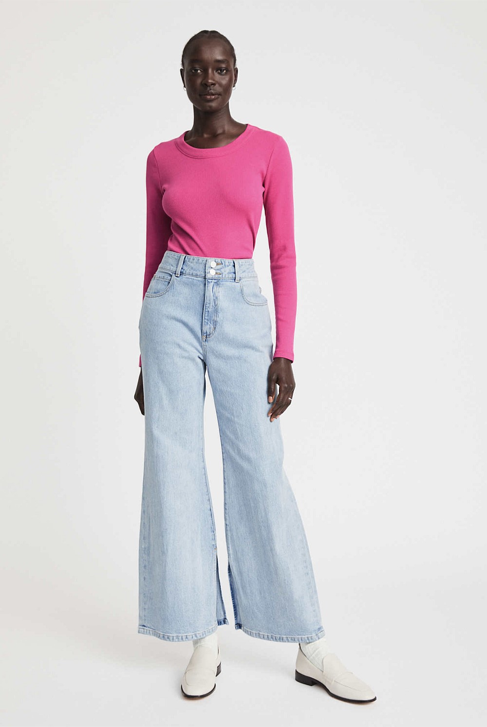 Long Sleeve Rib Top