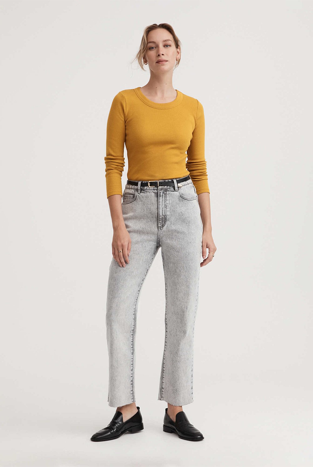 Long Sleeve Rib Top