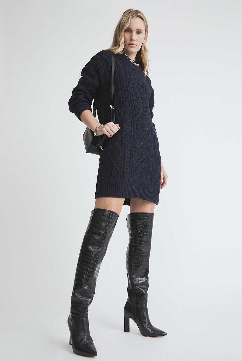 Cable Knit Dress