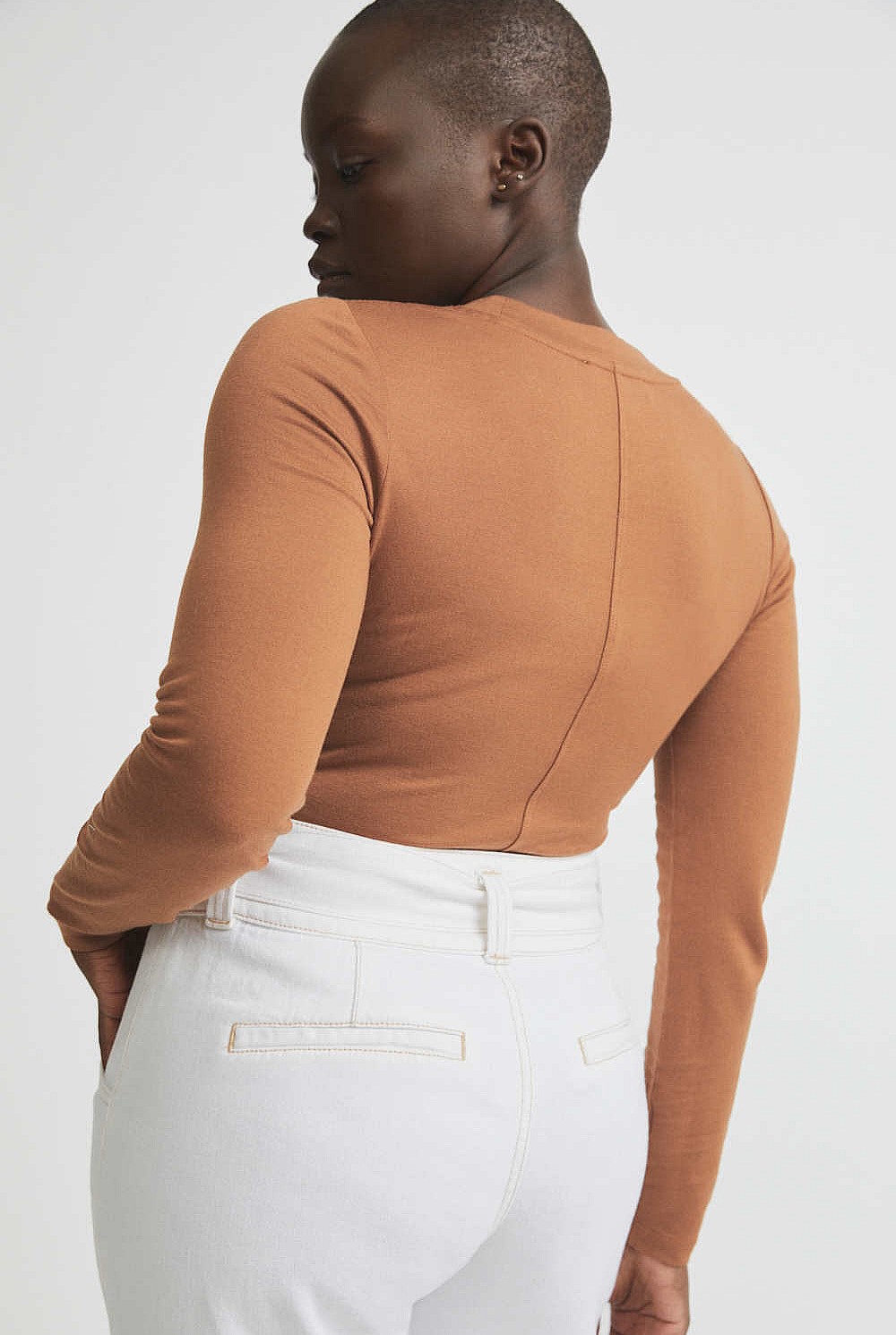 Open Neck Bodysuit