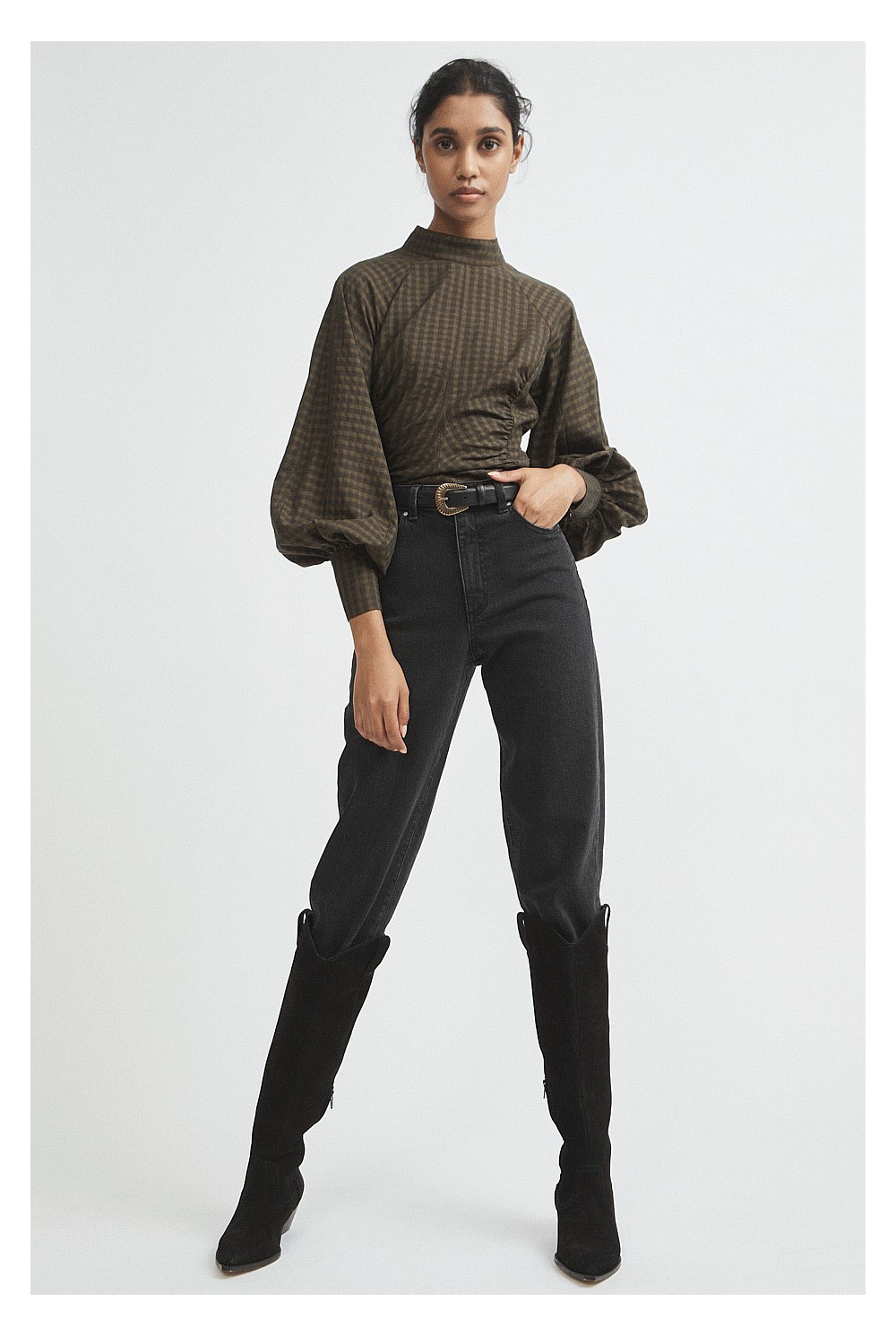 Check Blouse