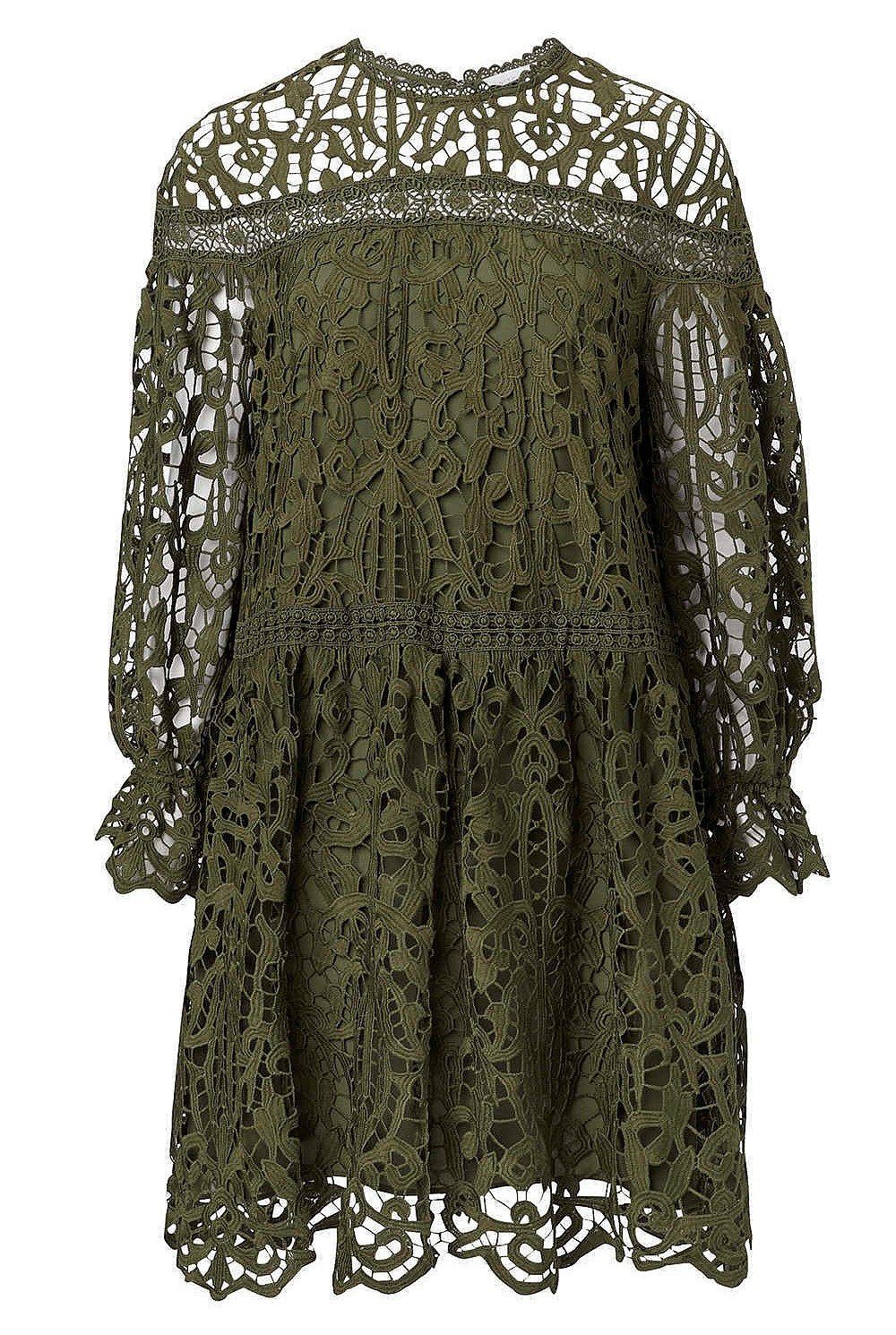 Battenburg Tiered Dress