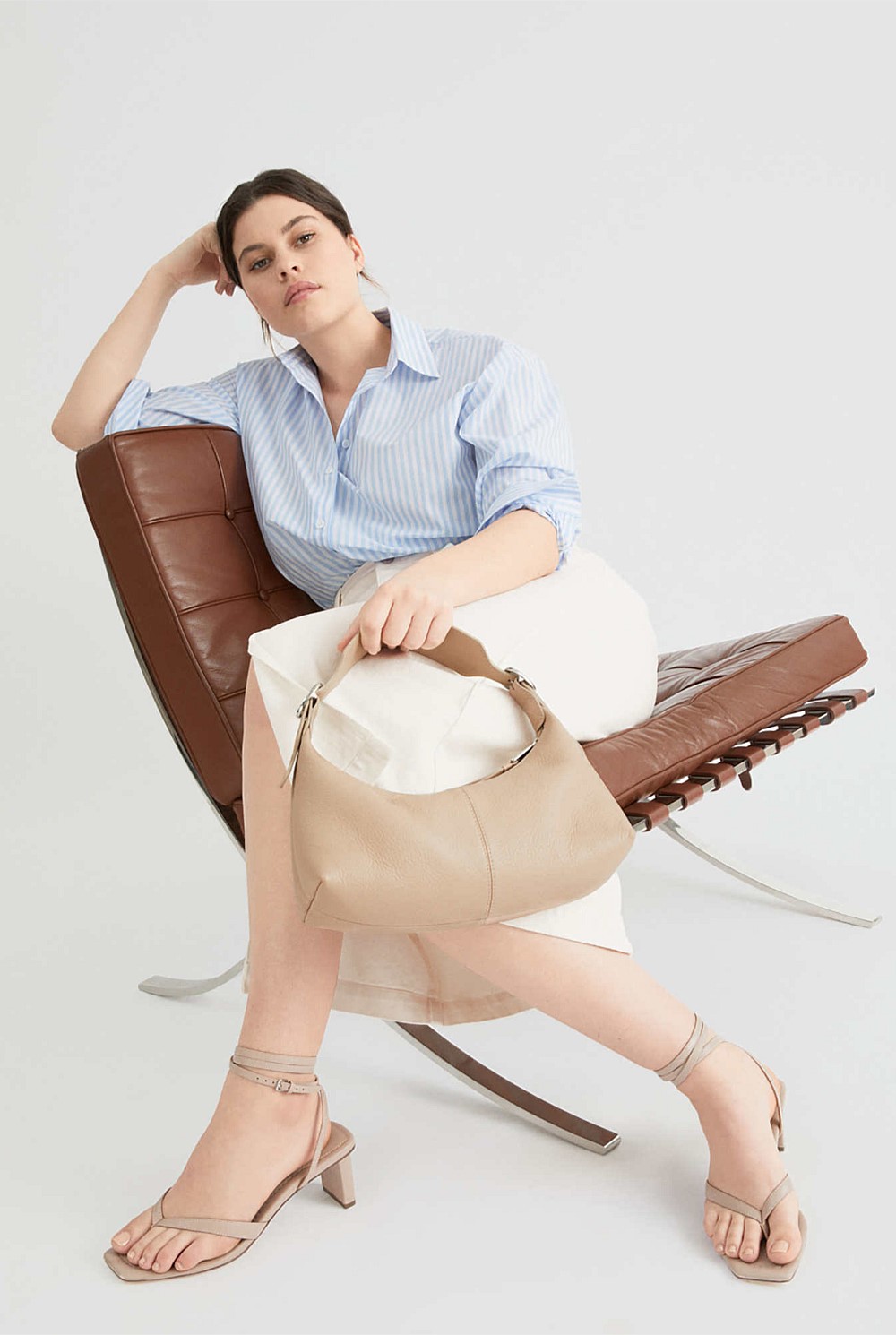 Zoe Pebble Shoulder Bag