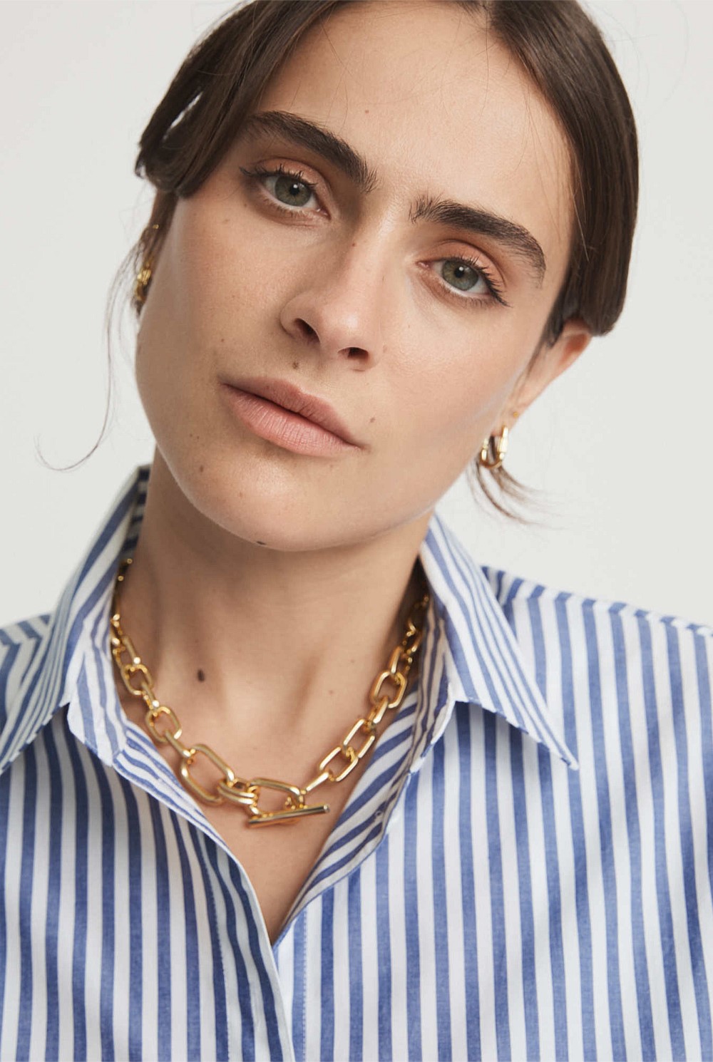 Stripe Cotton Shirt