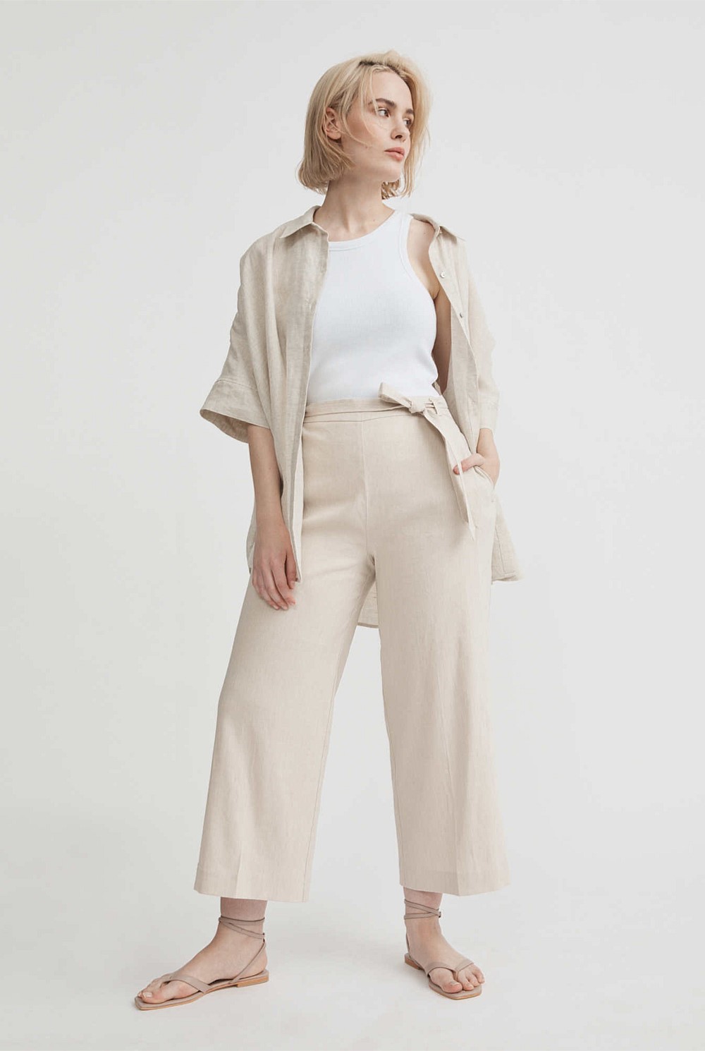 Stretch Linen Pant