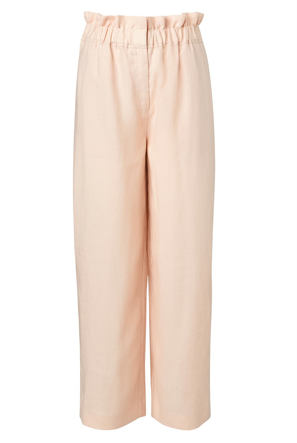 Waist Detail Linen Pant