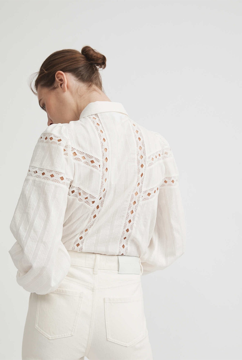 Lace Trim Blouse
