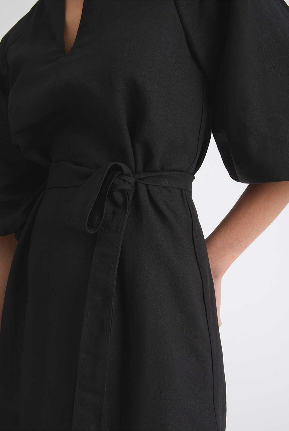 Split Front Mini Dress